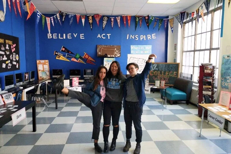 The Penn Treaty team celebrating the completion of College Week.