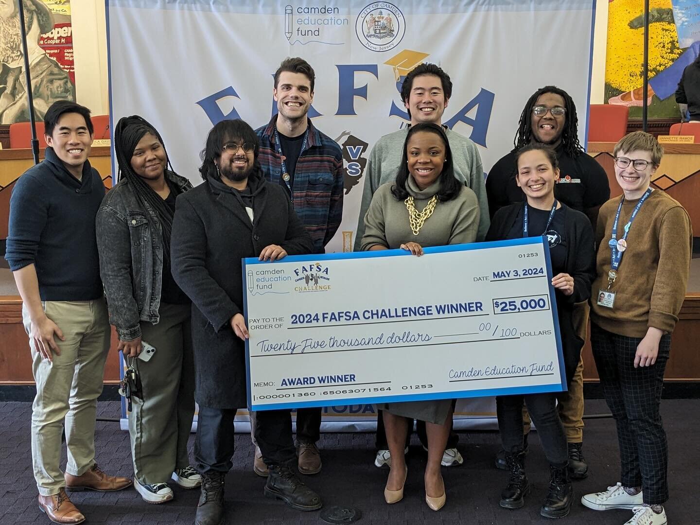 The Camden FAFSA Challenge Press Conference was one for the books! 📔✏️

A major major thank you to @camdenedfund_nj for allowing us to be part of this day and for making all of this possible! ❤️