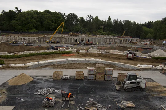 The $90m Longwood Gardens fountain revitalization project (above ground)