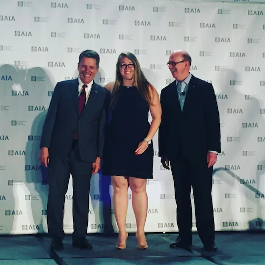 Guest Lora Teagarden accepting her 2017 AIA National Young Architect Award.