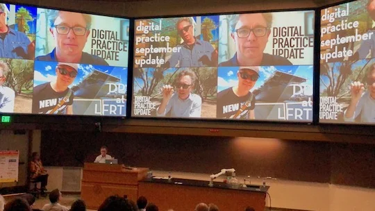 Evan Troxel presenting at the 2019 BIM BOP, photo by Nancy Reyes