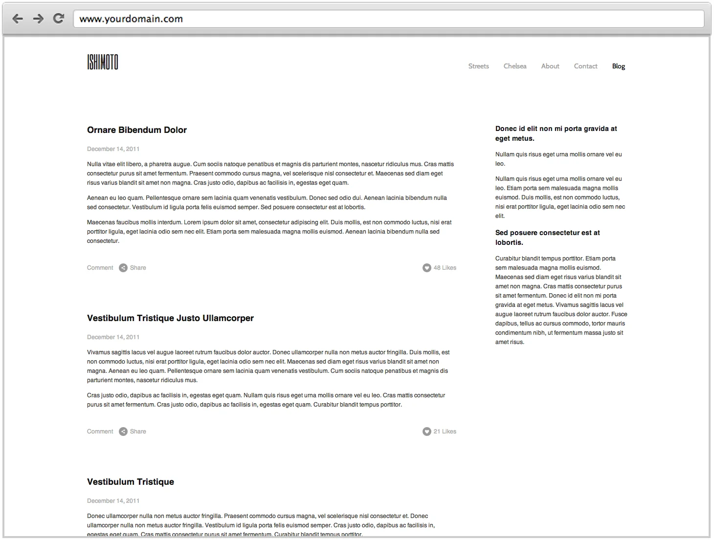 Right sidebar.