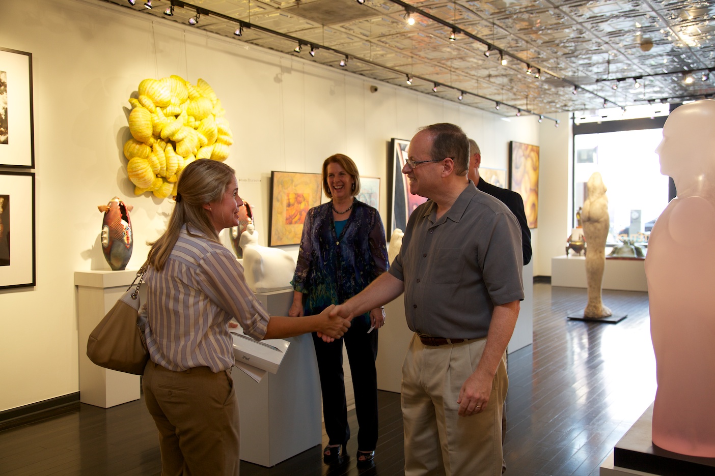 Sydney Godfrey of PBI Commercial Design, wins the iPad
