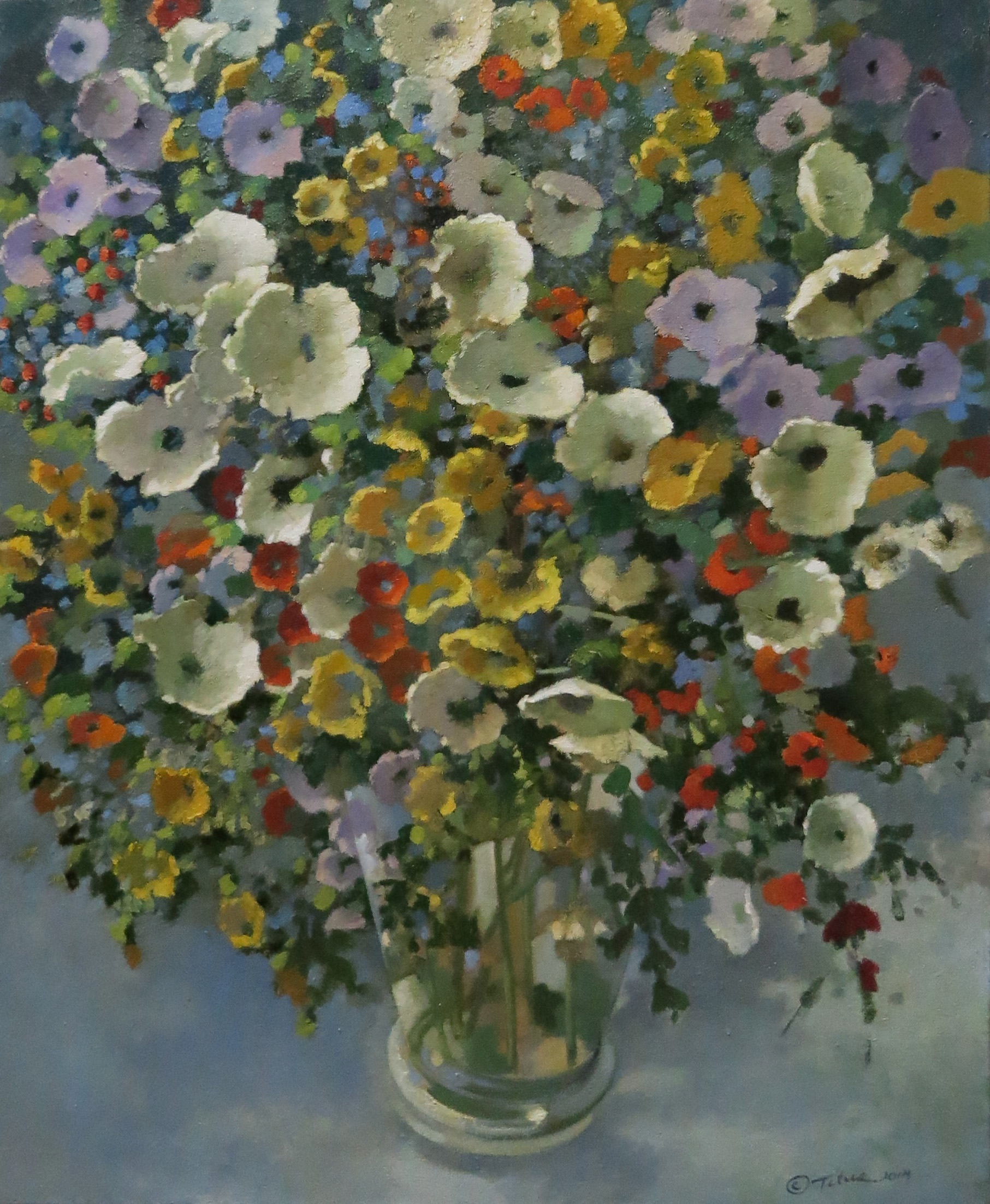 Untitled by Karen Titus Smith , Oil on canvas, 27"h x 22"w, $4,200