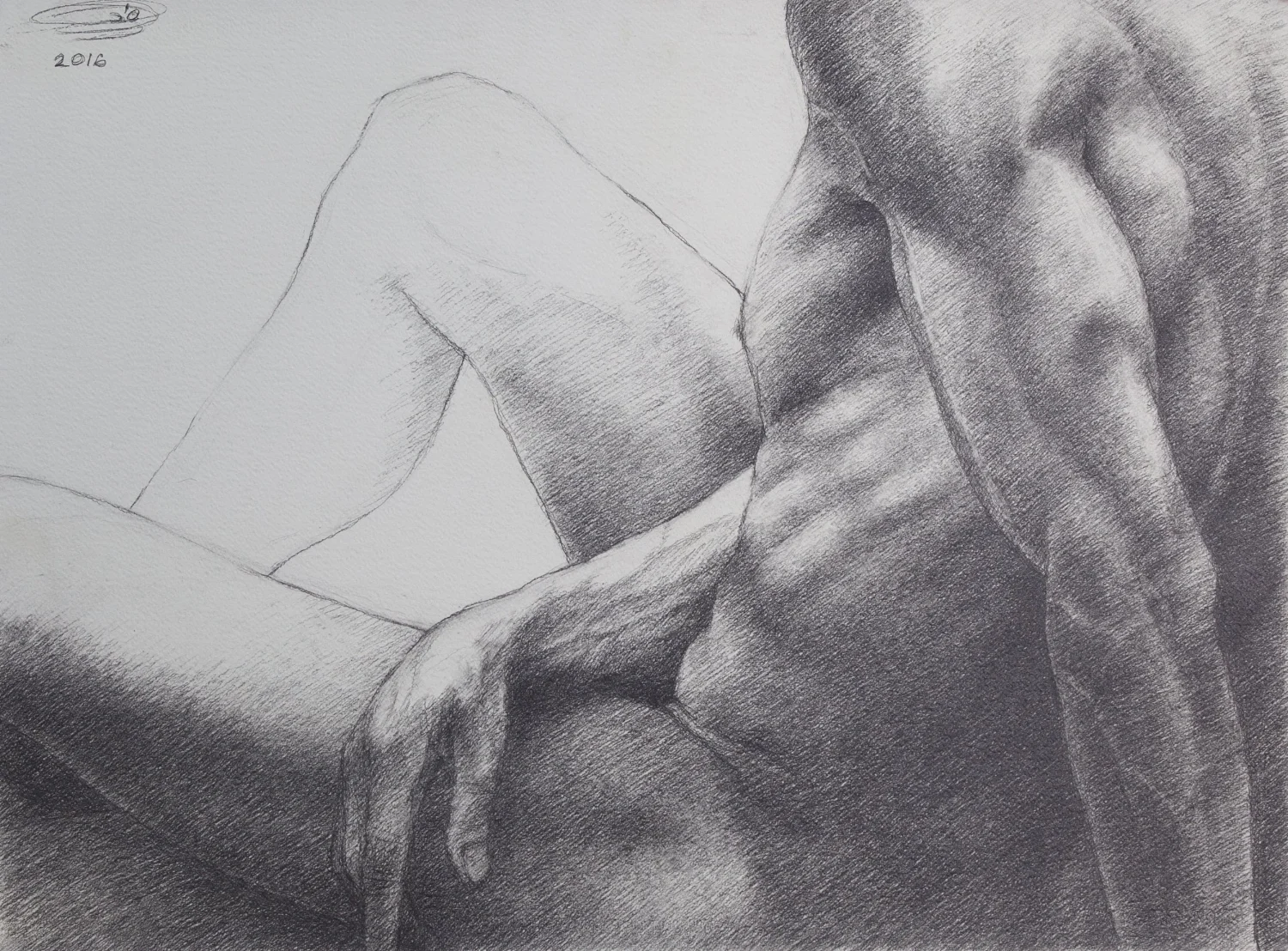 Pencil on Paper 22"H x 30"W