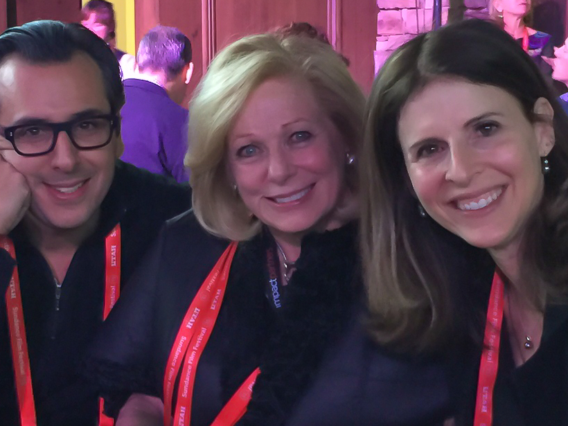 Susan Swartz with Amy Ziering, Producer of The Hunting Ground 