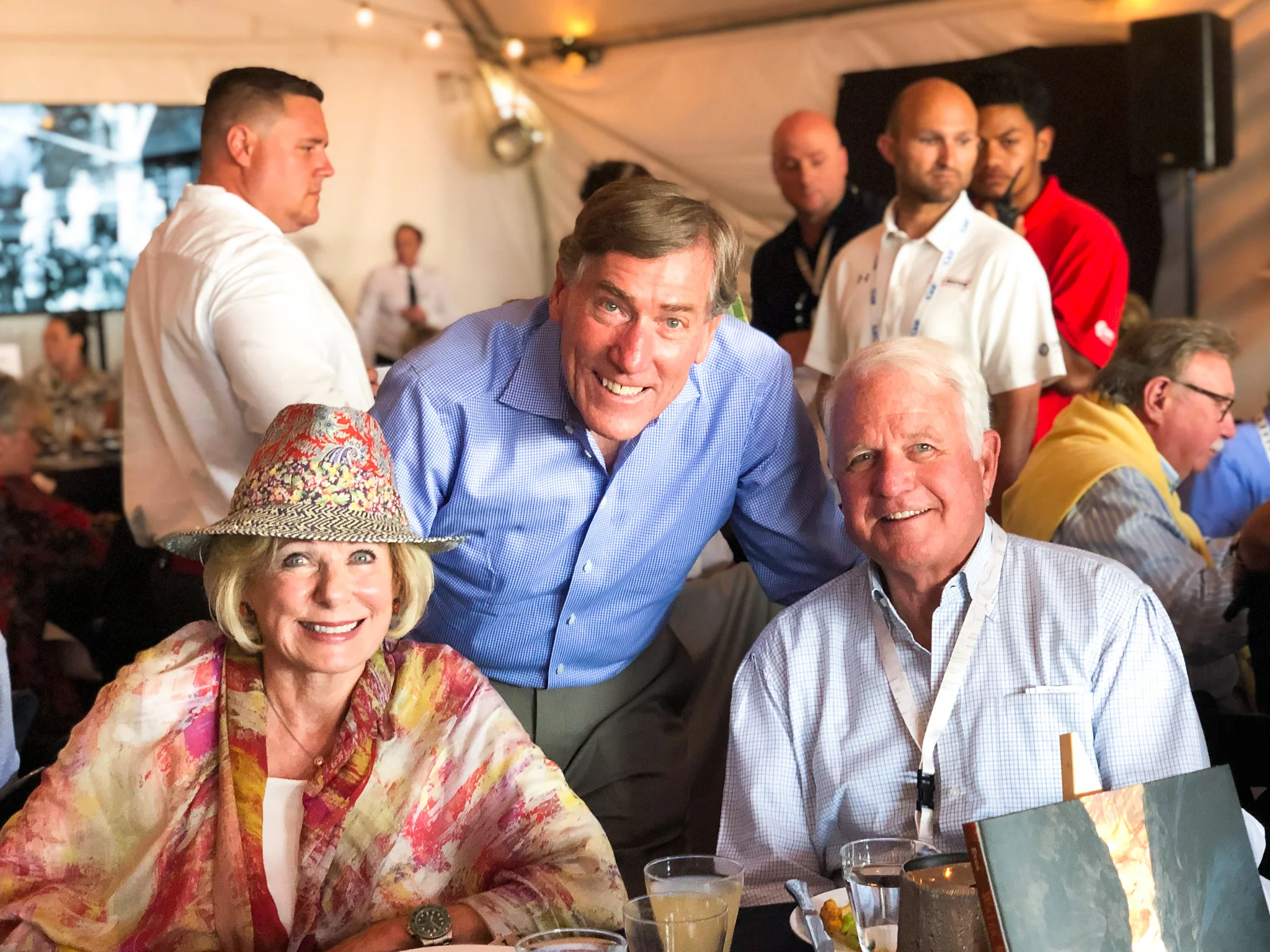 Pictured (L-R): Susan Swartz, A. Scott Anderson, President & CEO of Zions Bank, Jim Swartz.