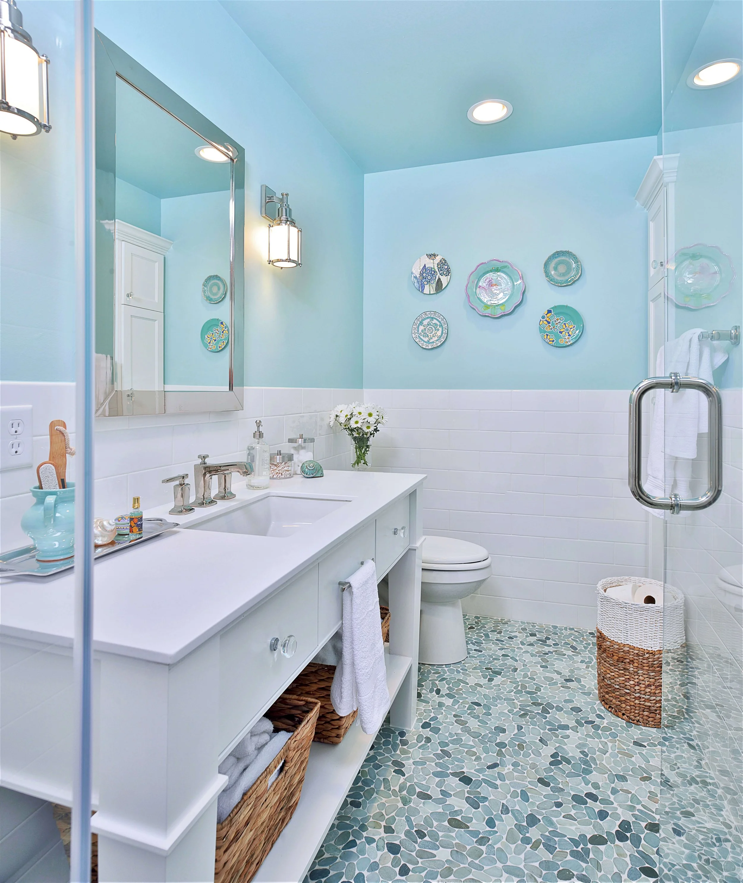 11 Creative Ways to Make a Small Bathroom Look BIGGER — DESIGNED