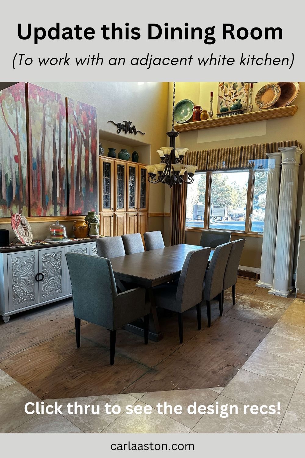 Updating a Dining Room To Work With a New Kitchen — DESIGNED