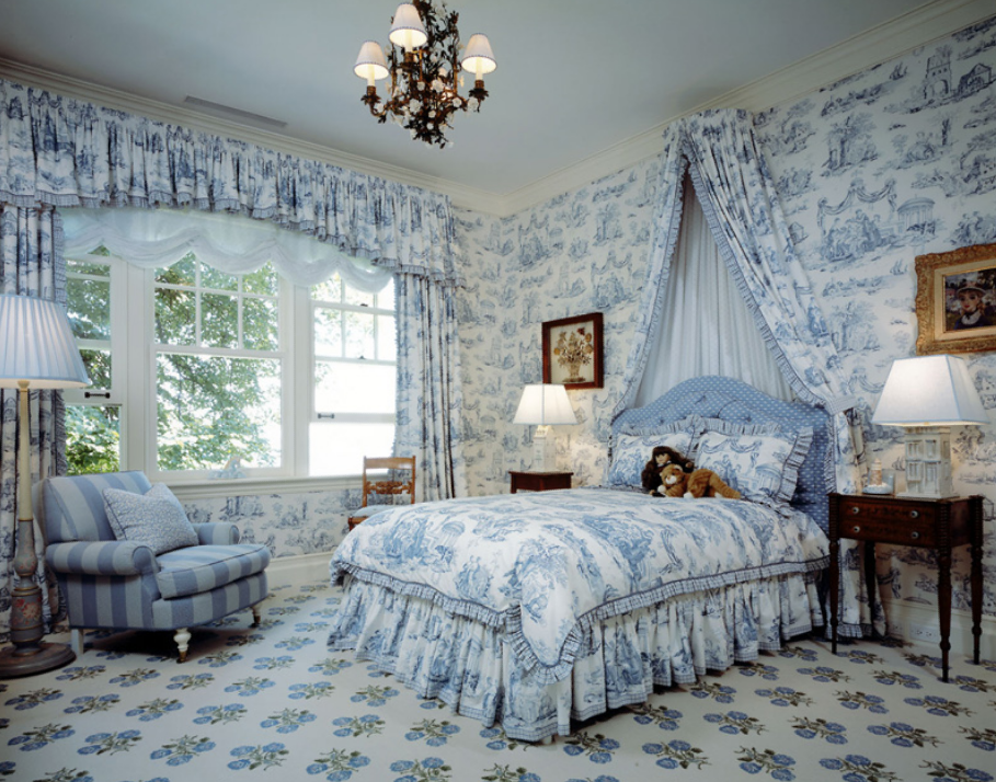 ARTICLE: Toile de Joy | You Either Love It Or Hate It | Image Source: Nursery Notations | CLICK TO READ... http://carlaaston.com/designed/toile-de-jouy-love-or-hate-design-pattern