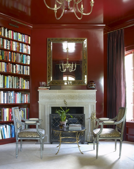 ARTICLE & GALLERY | Go Glossy, Feel Glamorous! - Get Inspired By These Shiny, Happy Interiors | Image Source: Jan Showers | CLICK TO ENJOY... http://carlaaston.com/designed/go-glossy-feel-glamorous (KWs: gloss, paint, wall, cabinet, door, finish)