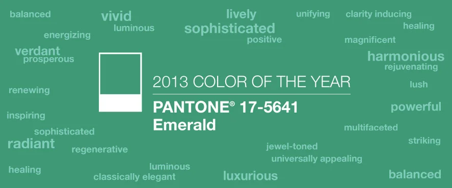 Click to read Pantone's announcement of 2013's 'Color of the Year.'