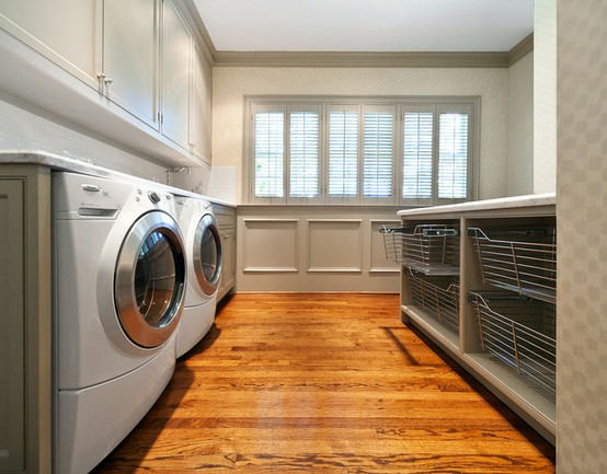 Visit ➤ http://CARLAASTON.com/designed/wood-as-color-of-room to learn what happens "When Wood Becomes The Color On A Room" | Image Source: decorpad.com (KWs: #flooring, floor)