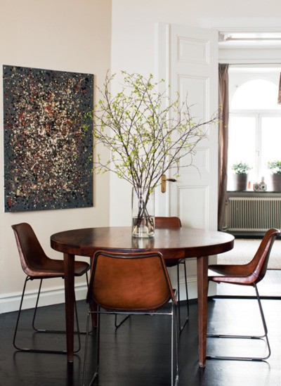 Visit ➤ http://CARLAASTON.com/designed/wood-as-color-of-room to learn what happens "When Wood Becomes The Color On A Room" | Image Source: vintageluxe.tumblr.com (KWs: #flooring, floor)