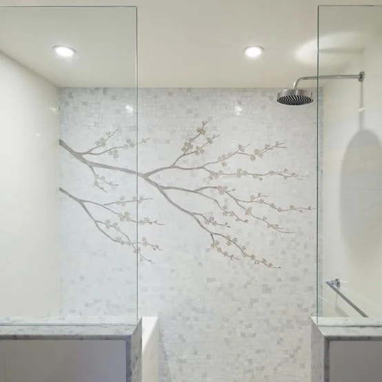 Image via: Remodelista . Mosaic tile installation by Cheryl Hazan Mosaic