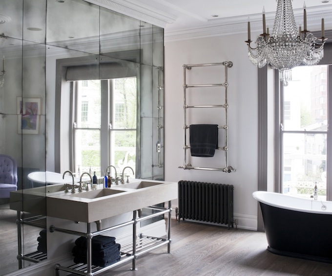 How Tall Luxurious Mirrors Let You Lift Your Ceiling W O