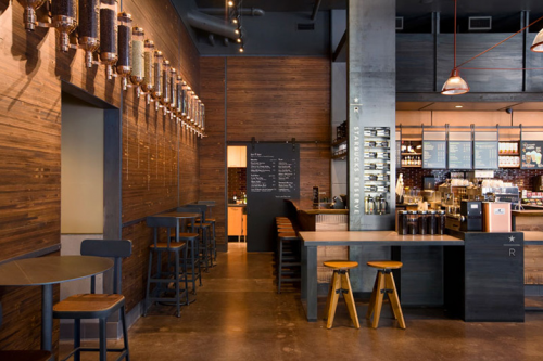 Black Is Beautifully Used In This Little Jewel Box Of A Starbucks