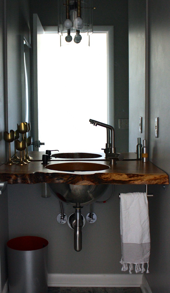 No Space Around The Sink For A Towel Bar? Here's Your Solution — DESIGNED