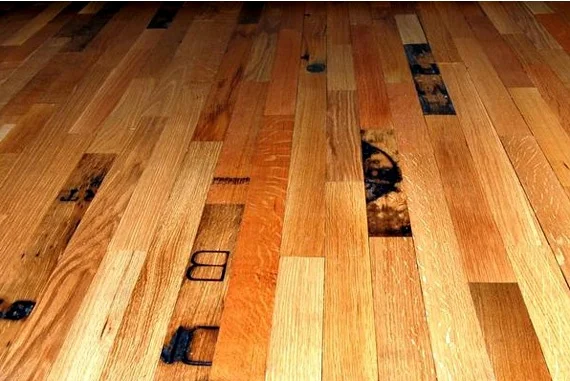 I mage via: Whiskey Barrel Flooring