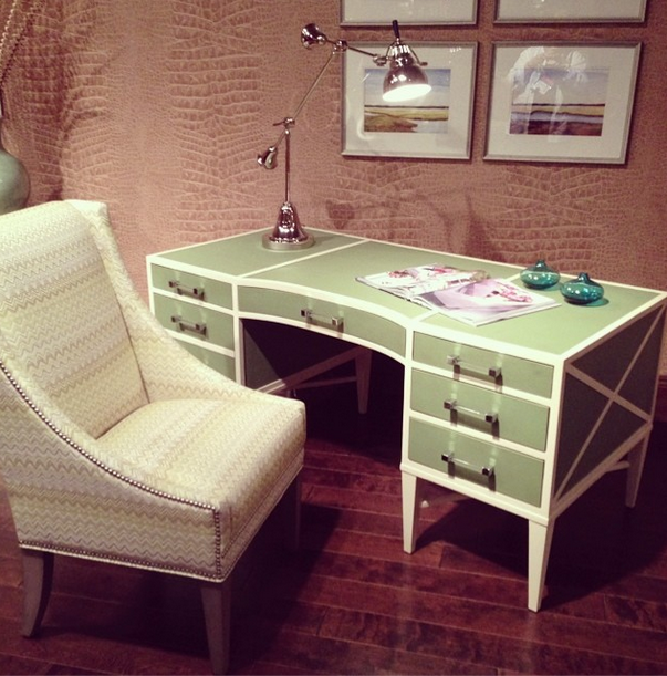 Desk and chair by Lexington Home Brands. | #LVmkt, best, home, decor, furniture, interior design