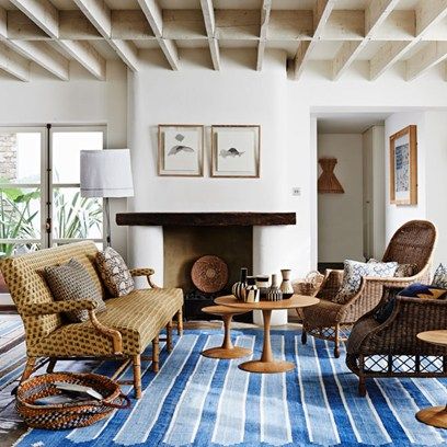 Prediction: The 2015 Pantone Color of the Year will be... Indigo! / living room | Designer: Adrian Brisco 