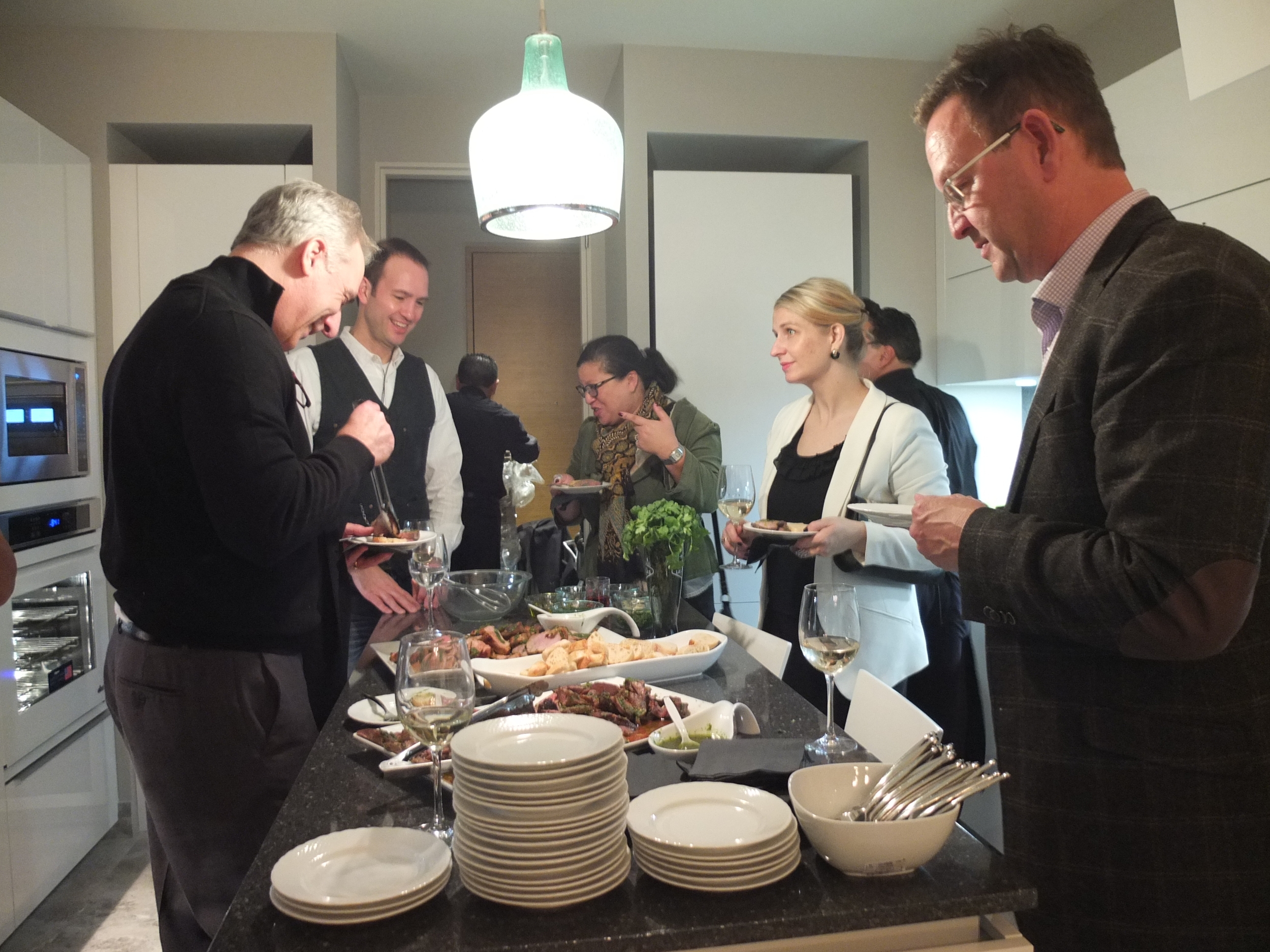 Best of #KBIS2015 | Photo taken during the Kitchen and Bath Industry Show (KBIS) penthouse party | Carla Aston reporting from Modenus' #BlogTourVegas