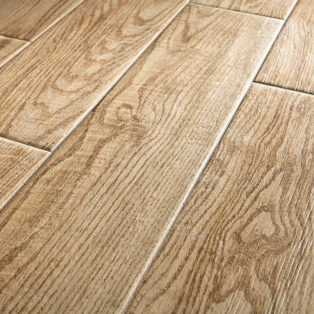 Wood Floor Tiles - Wooden Look Plank Porcelain Tiles