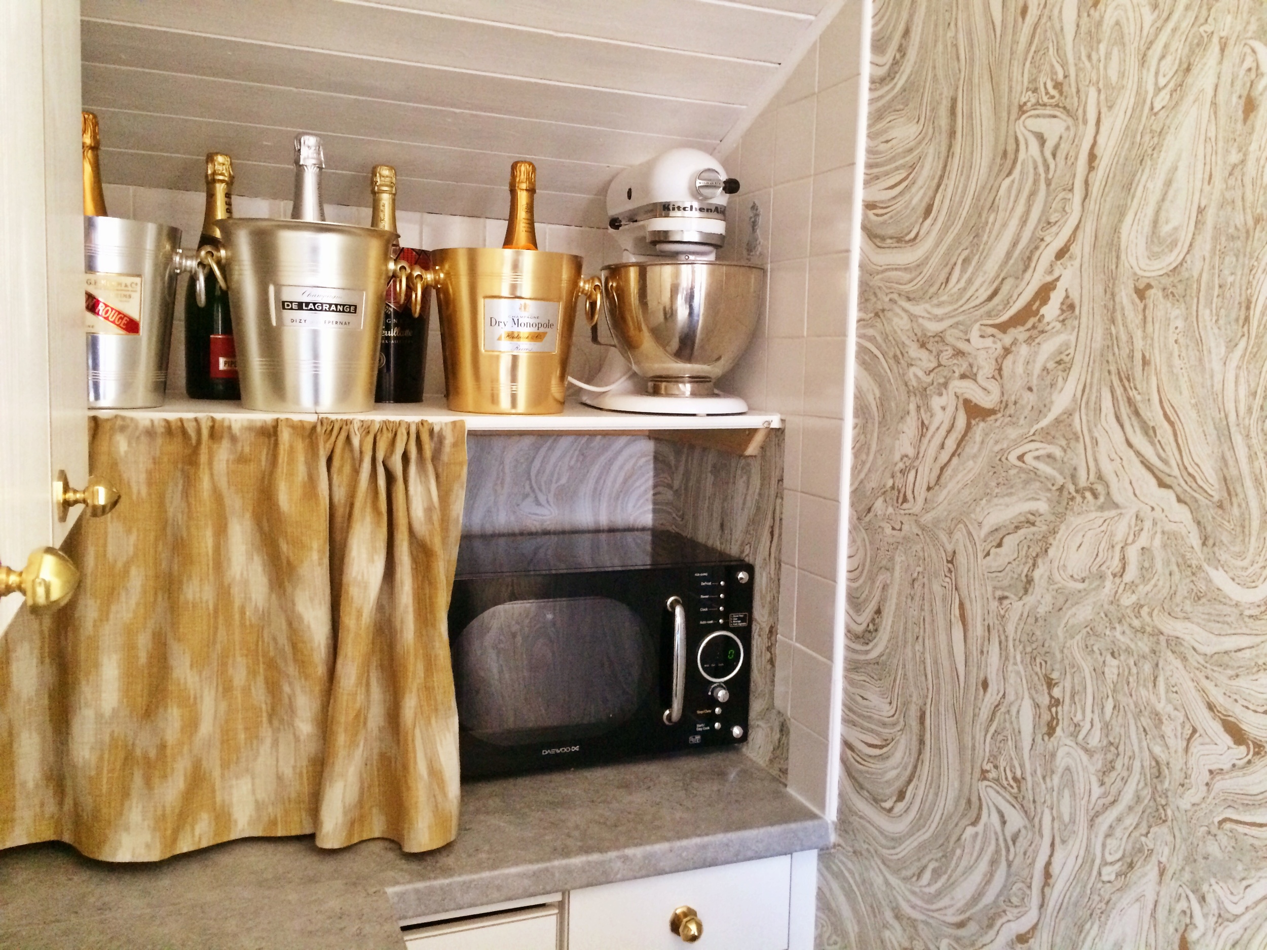 white laundry / utility room remodel; sink; cabinetry