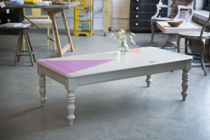 How To Make Old Furniture Look Hip Modern Designed Coffee Table Via Knack Studios