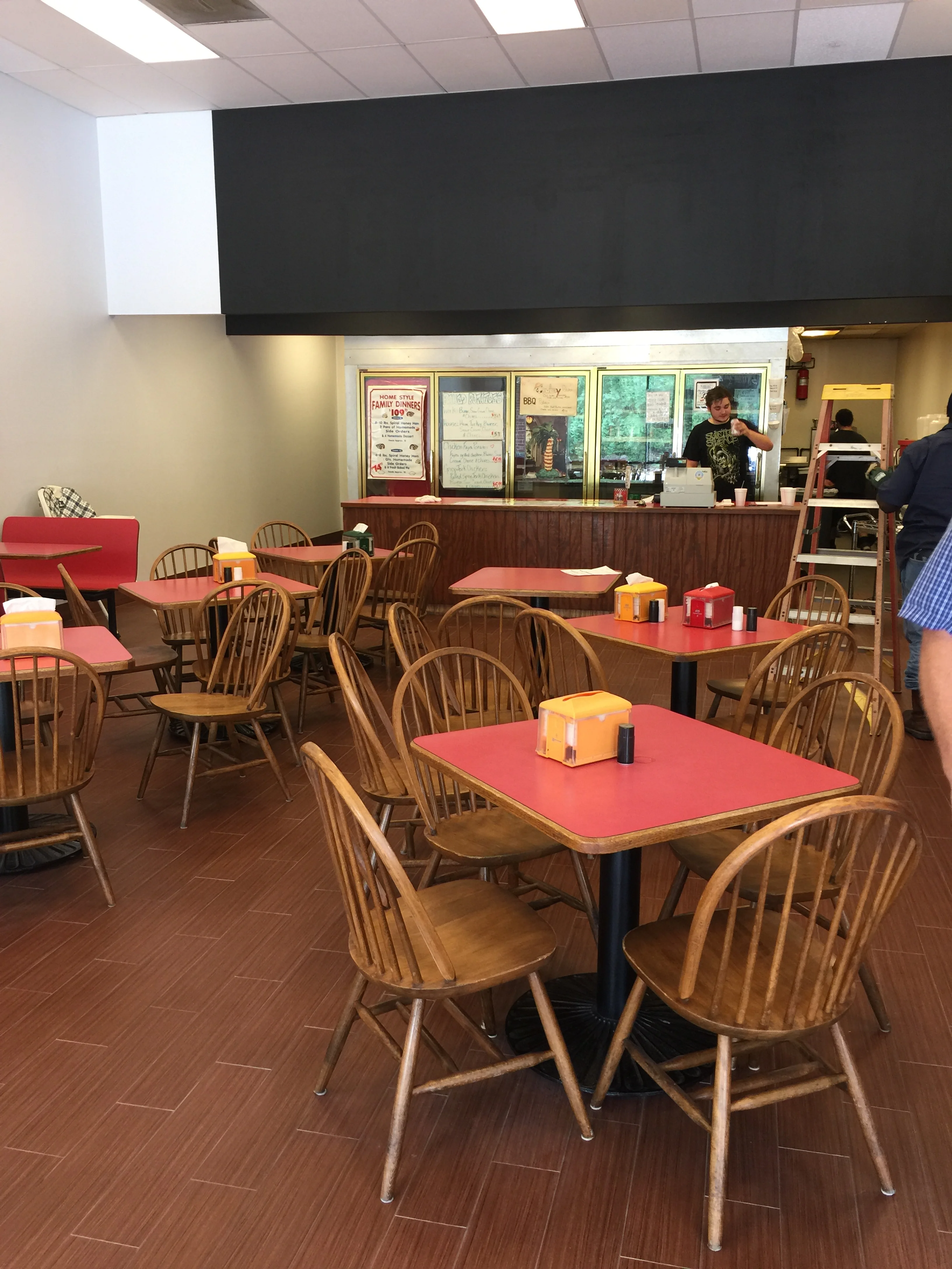 REMODEL INPROGRESS A Red, Green, And Randomly Designed 'Honey Bee Ham