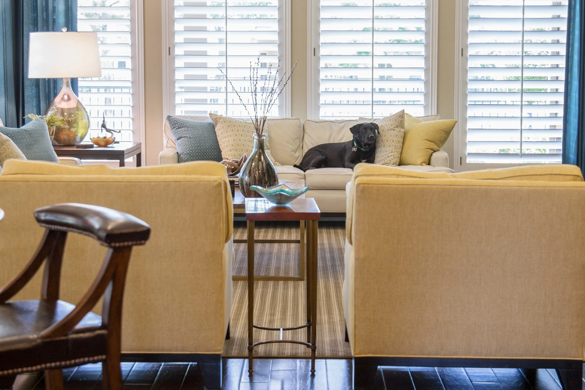 BEFORE &amp; AFTER: This Living Room &amp; Kitchen Remodel Shows How 'Transitional Style' Can Feel Warm &amp; Personal