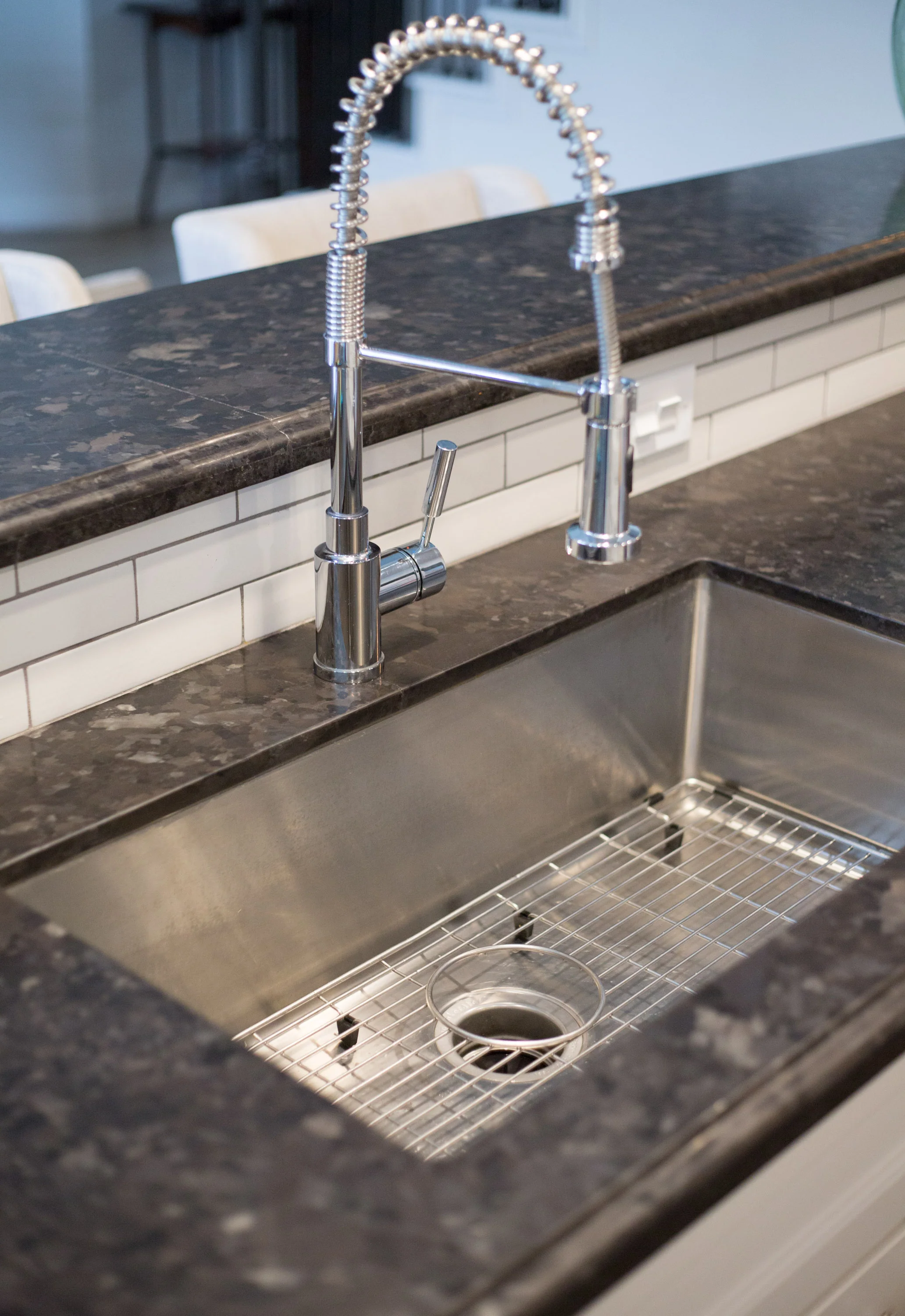 Blanco stainless sink and faucet | interior Designer: Carla Aston / Photographer: Tori Aston