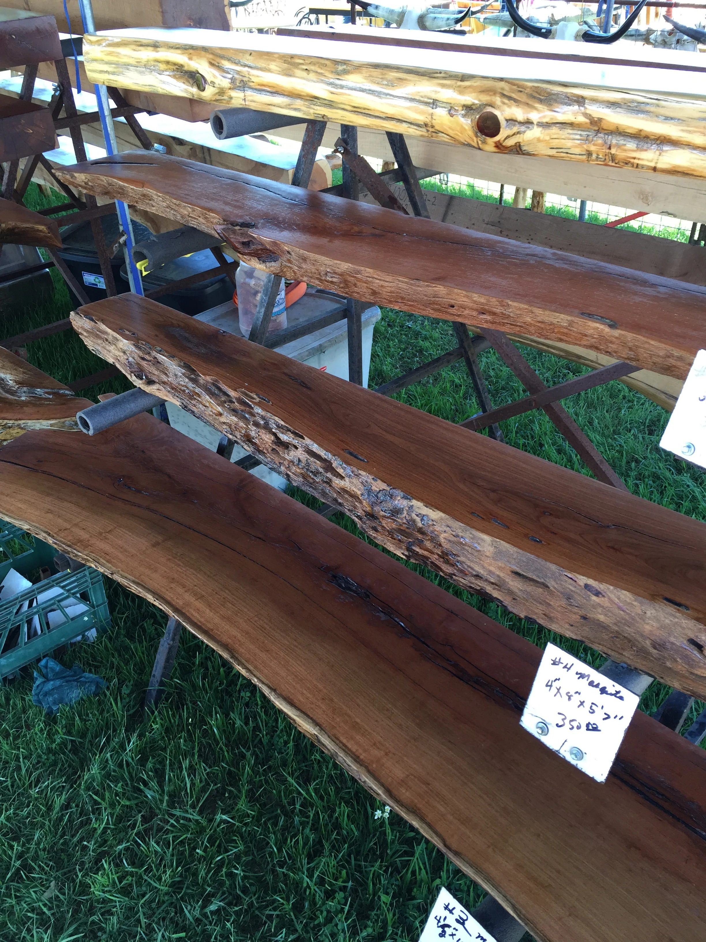 Live edge mantels