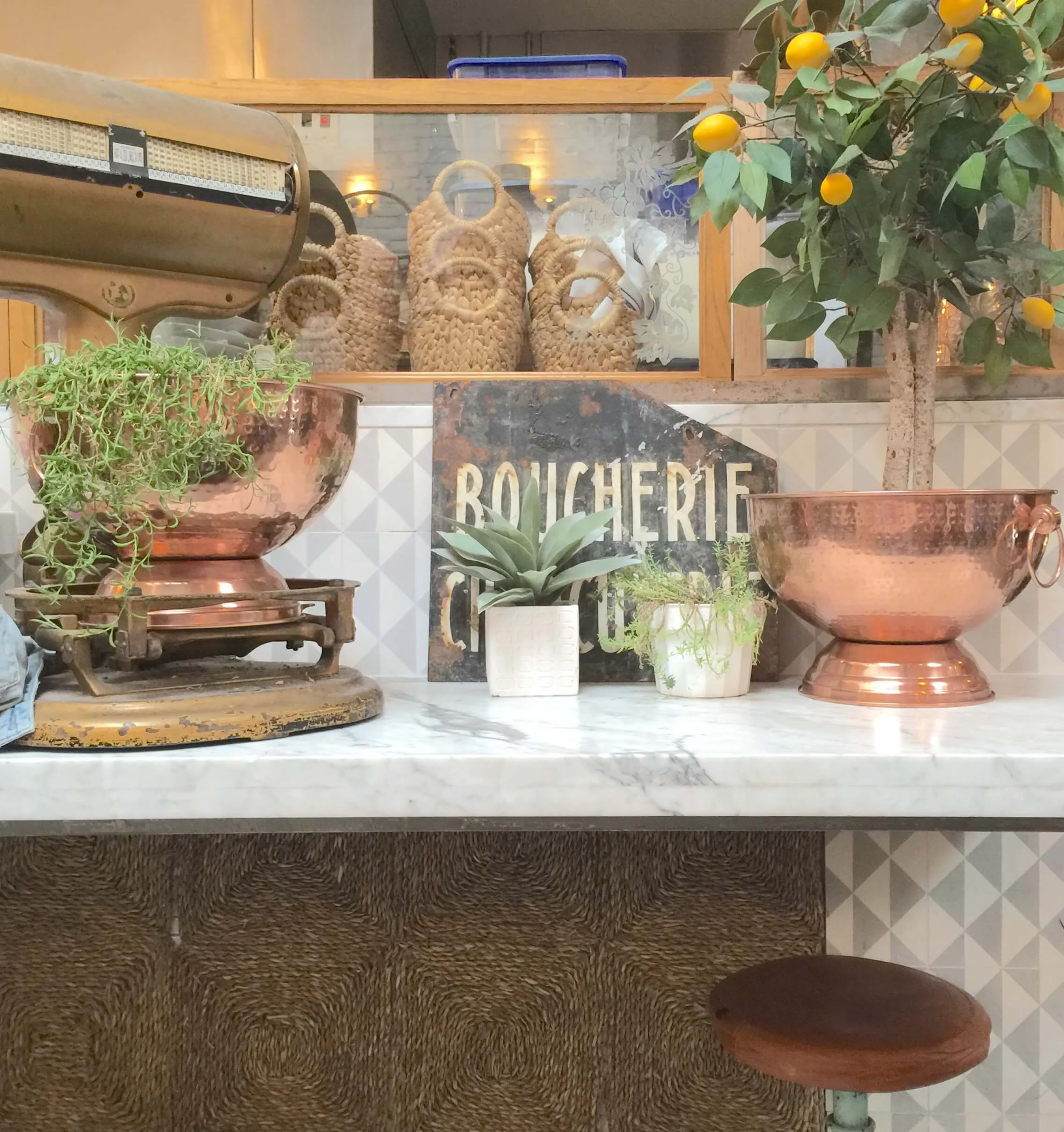 Butcher's Daughter counter