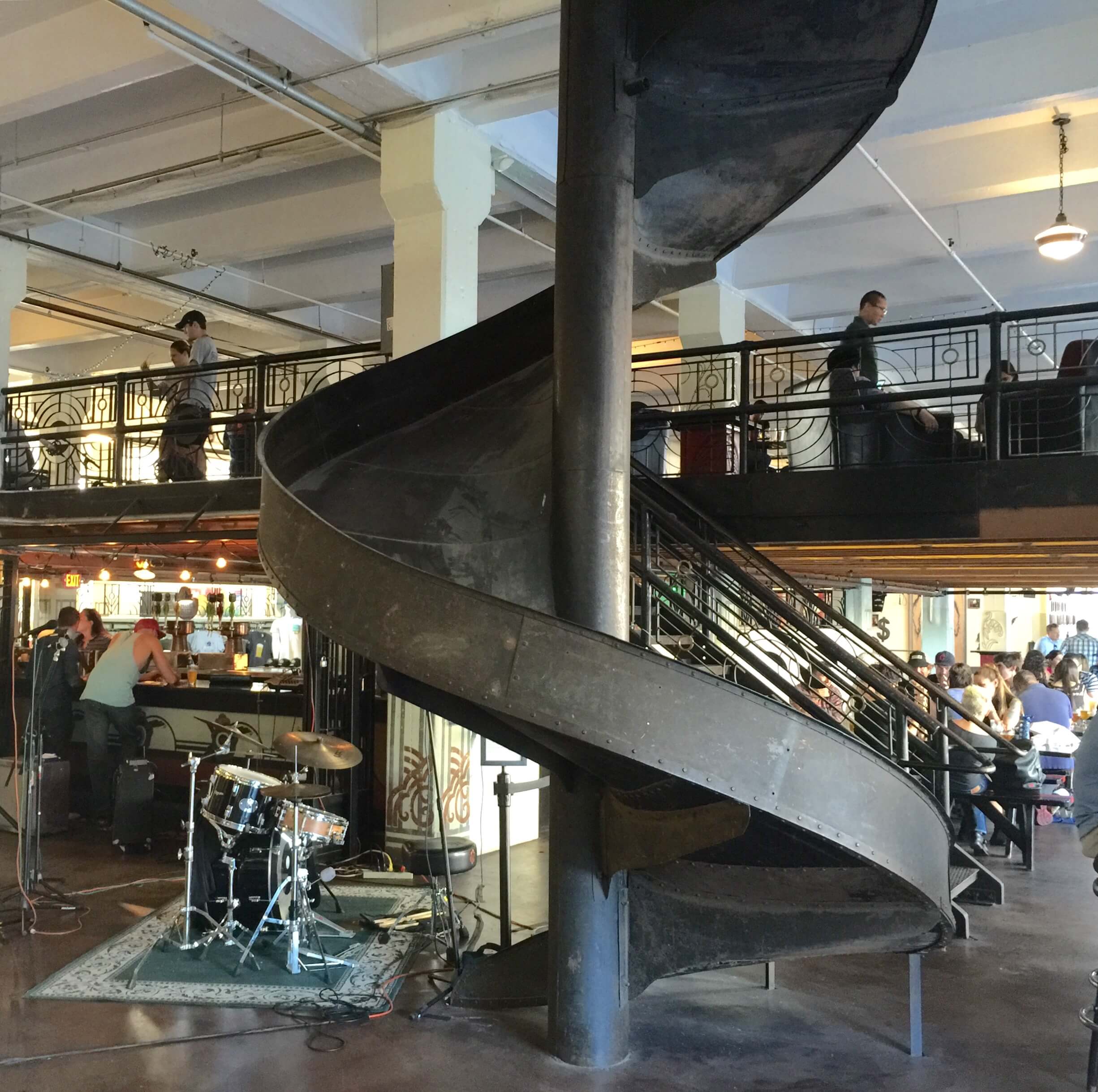 Slide at Angel City Brewery