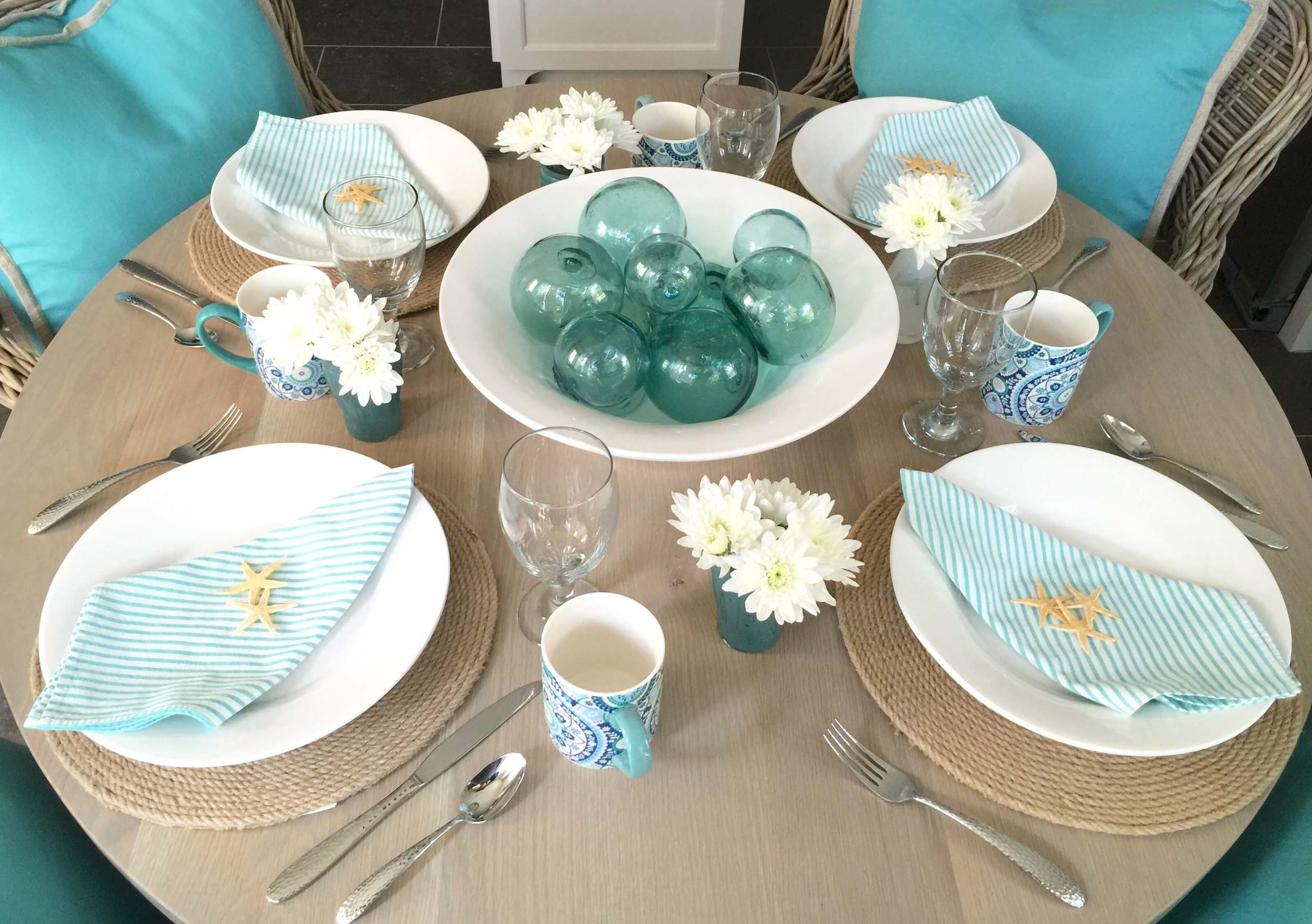 An Easy, Beach-Inspired, DIY Summer Tabletop! — DESIGNED