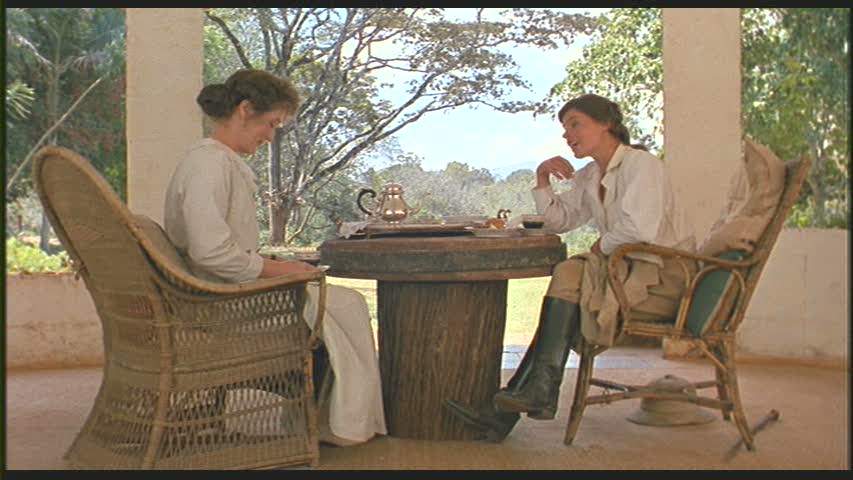 Karen and Beryl Markham in "Out of Africa" 