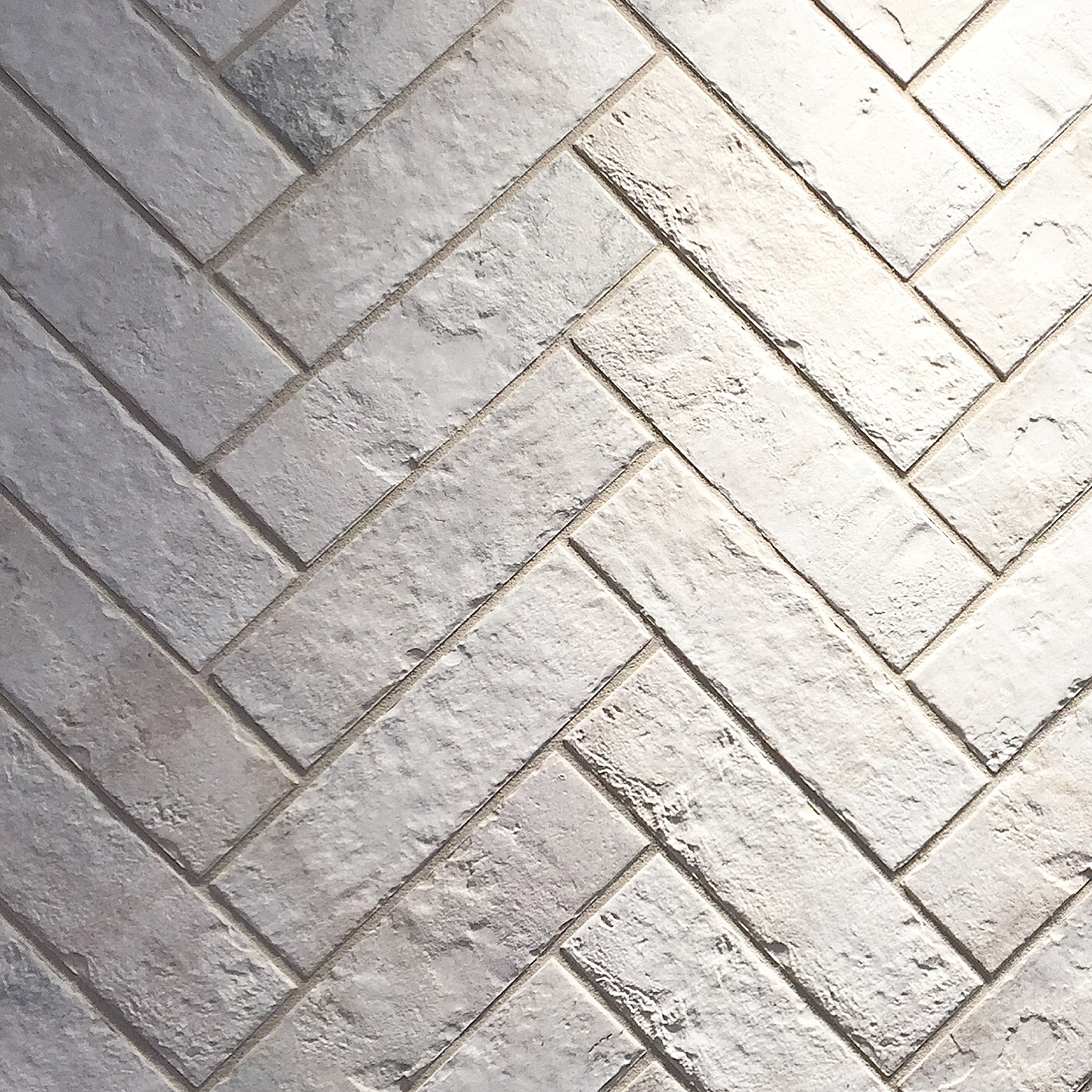 Daltile "Brickworks" - Porcelain tile that looks like whitewashed brick