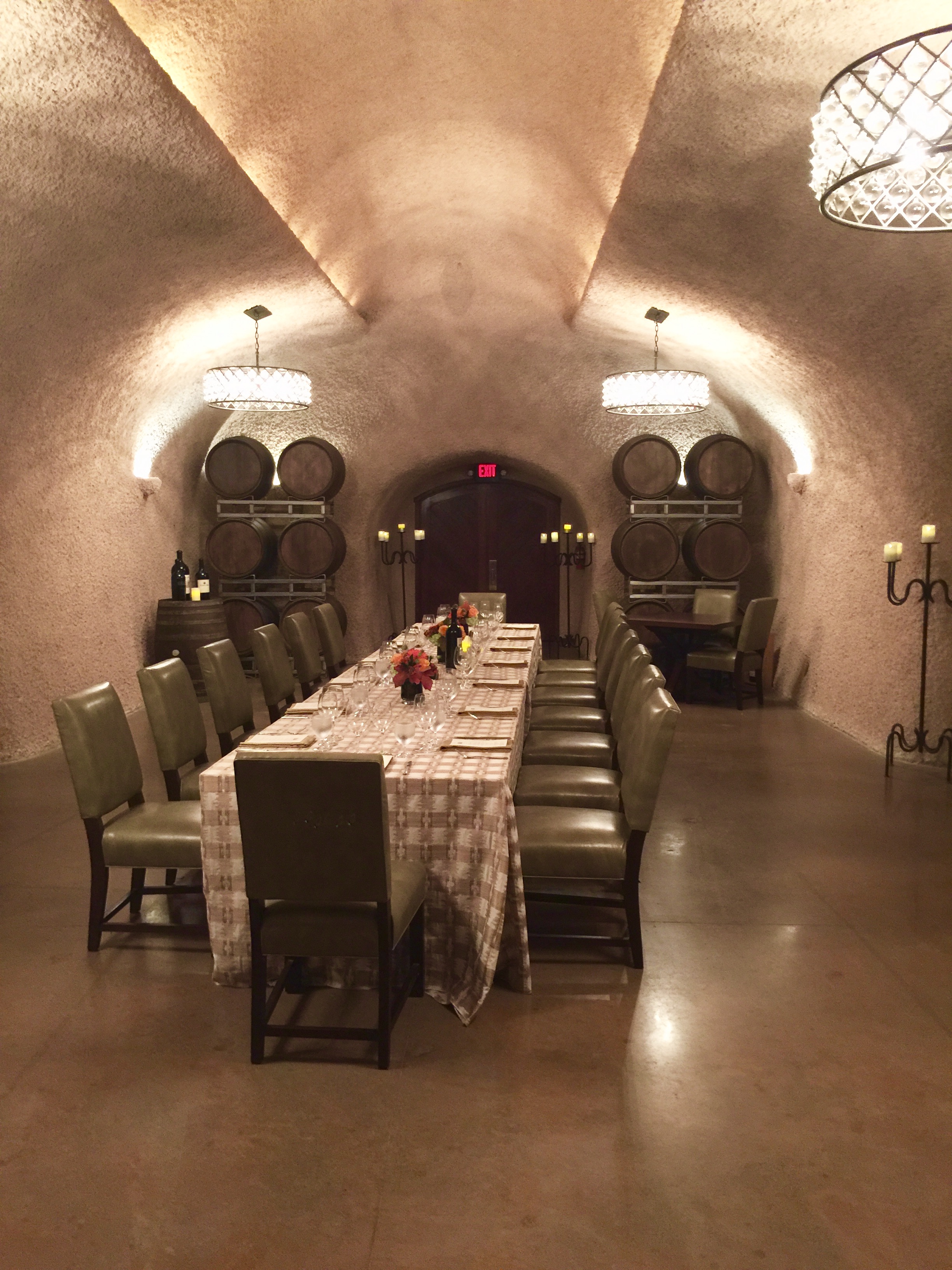 Our table was set for lunch.