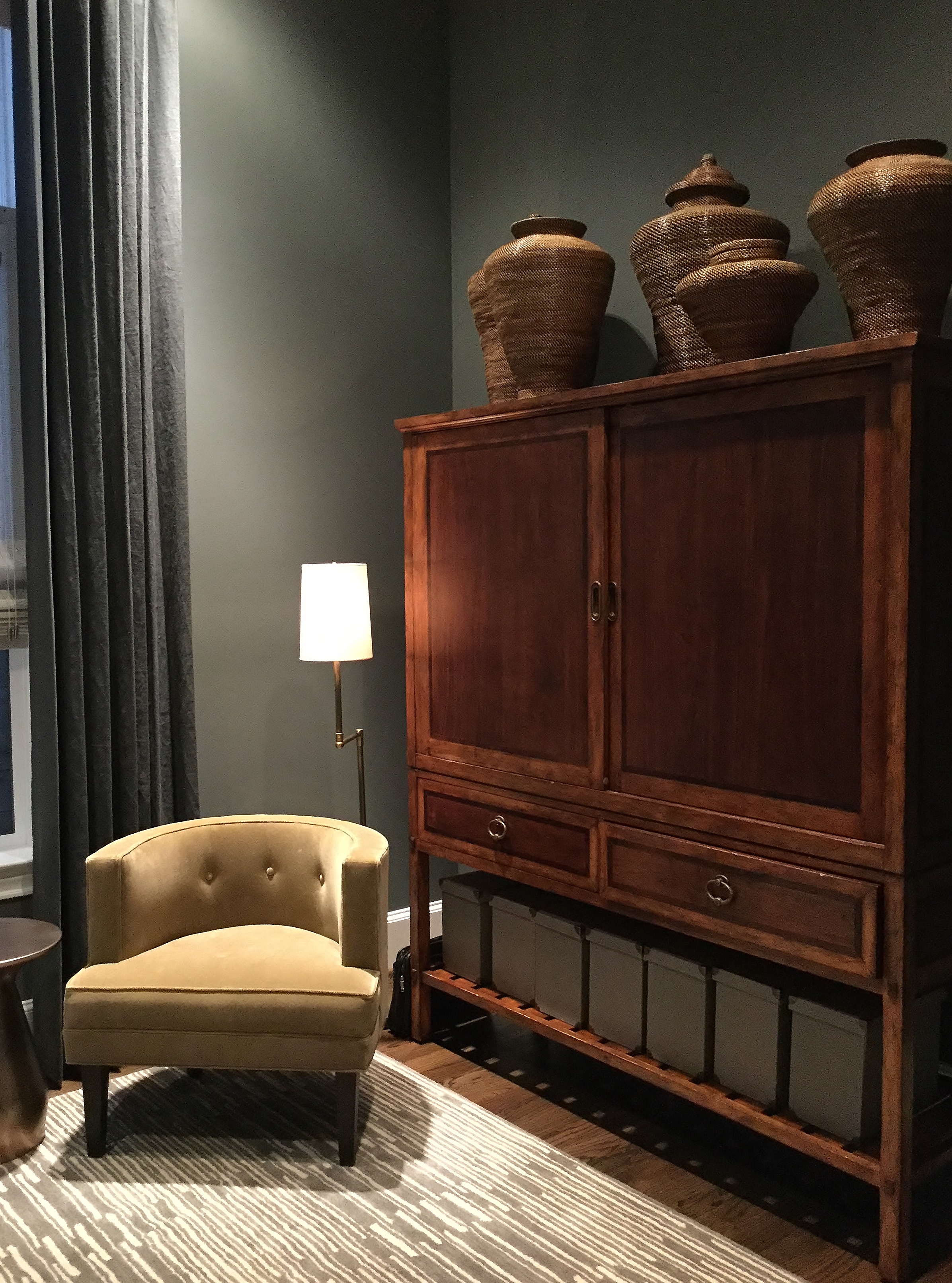 Masculine Home Office | Designer: Carla Aston