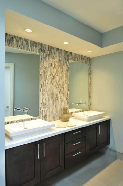 Backsplash Advice For Your Bathroom Would You Tile The Side Walls Too Designed - Bathroom Sink Backsplash Tiles