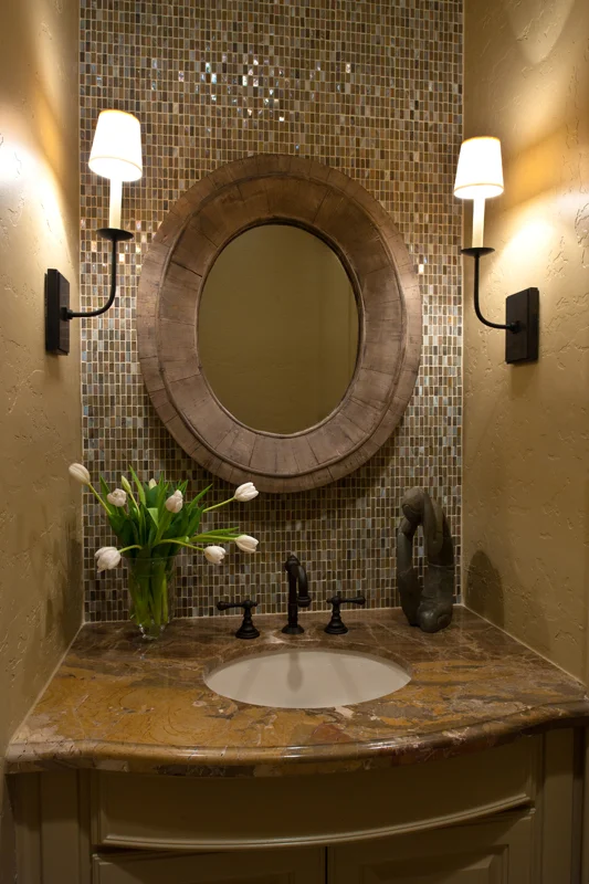 Backsplash Advice For Your Bathroom - Would you tile the side walls too ...