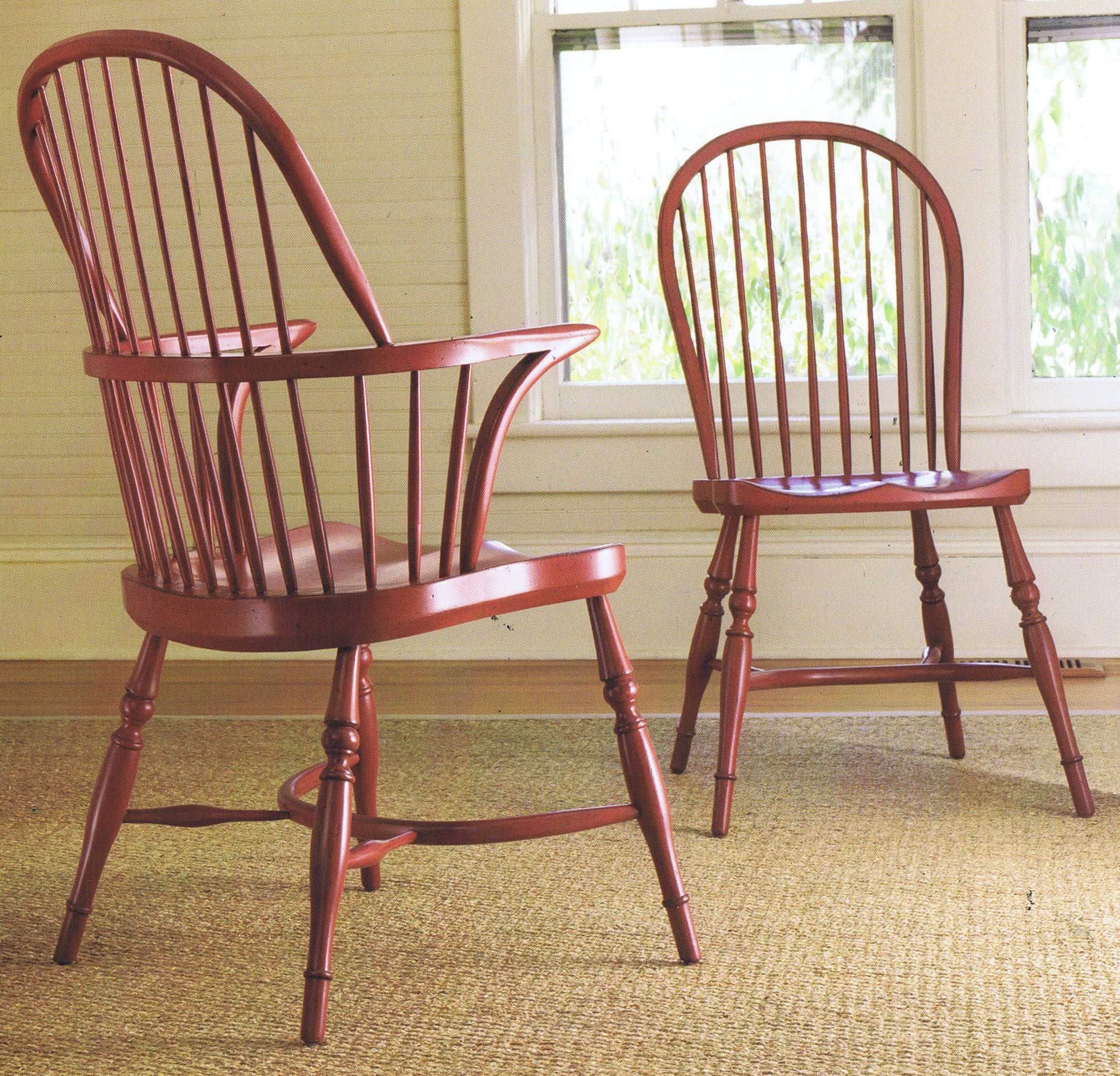 Somerset Bay Windsor Chairs in Cherry Cobbler Finish