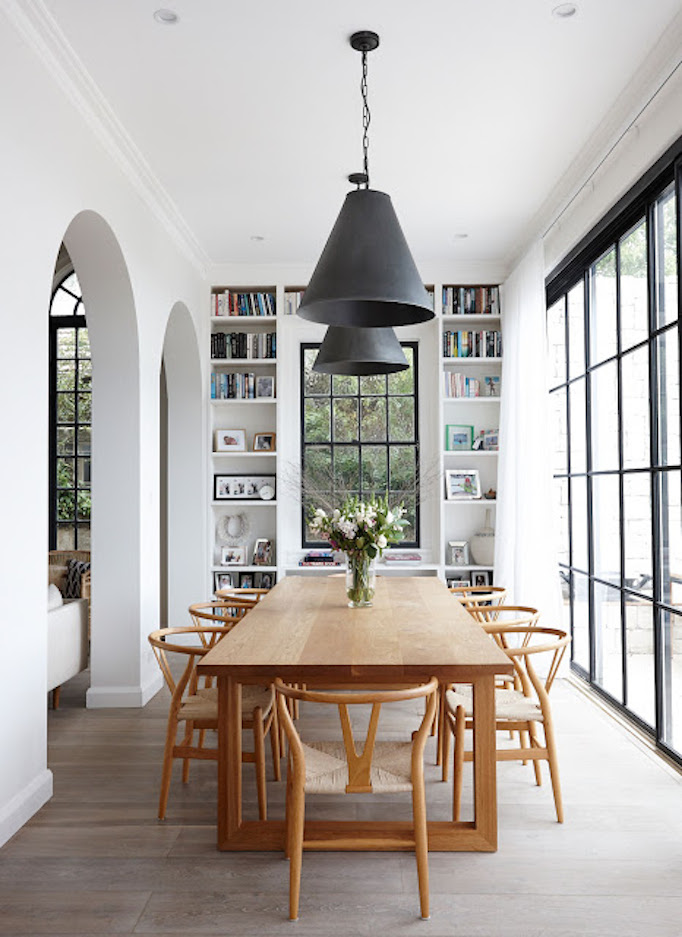 A Dining Room Design With California Style For A Young Family Designed