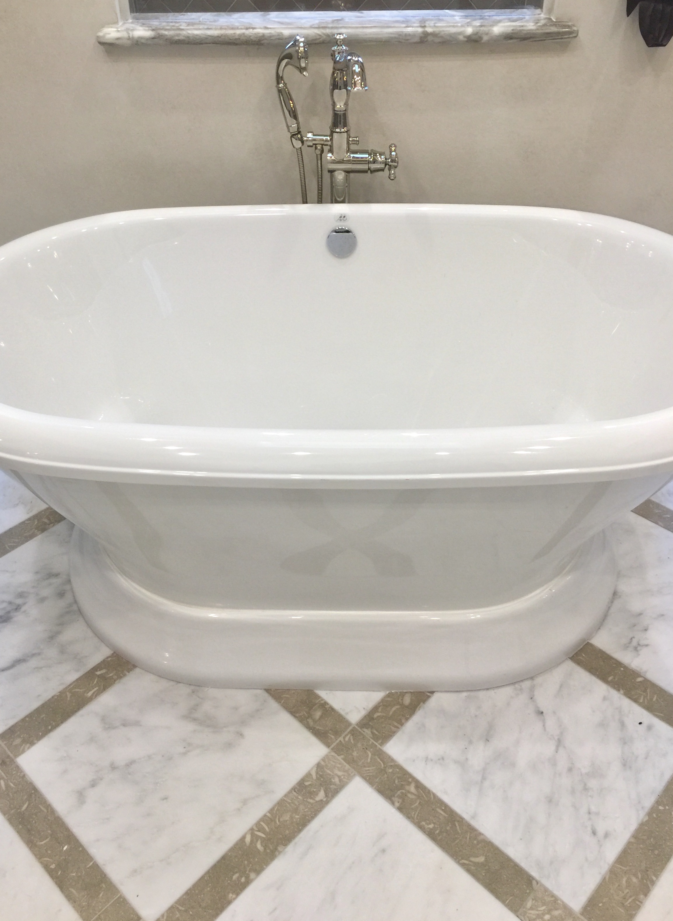 Master bath designed by Donna Vining