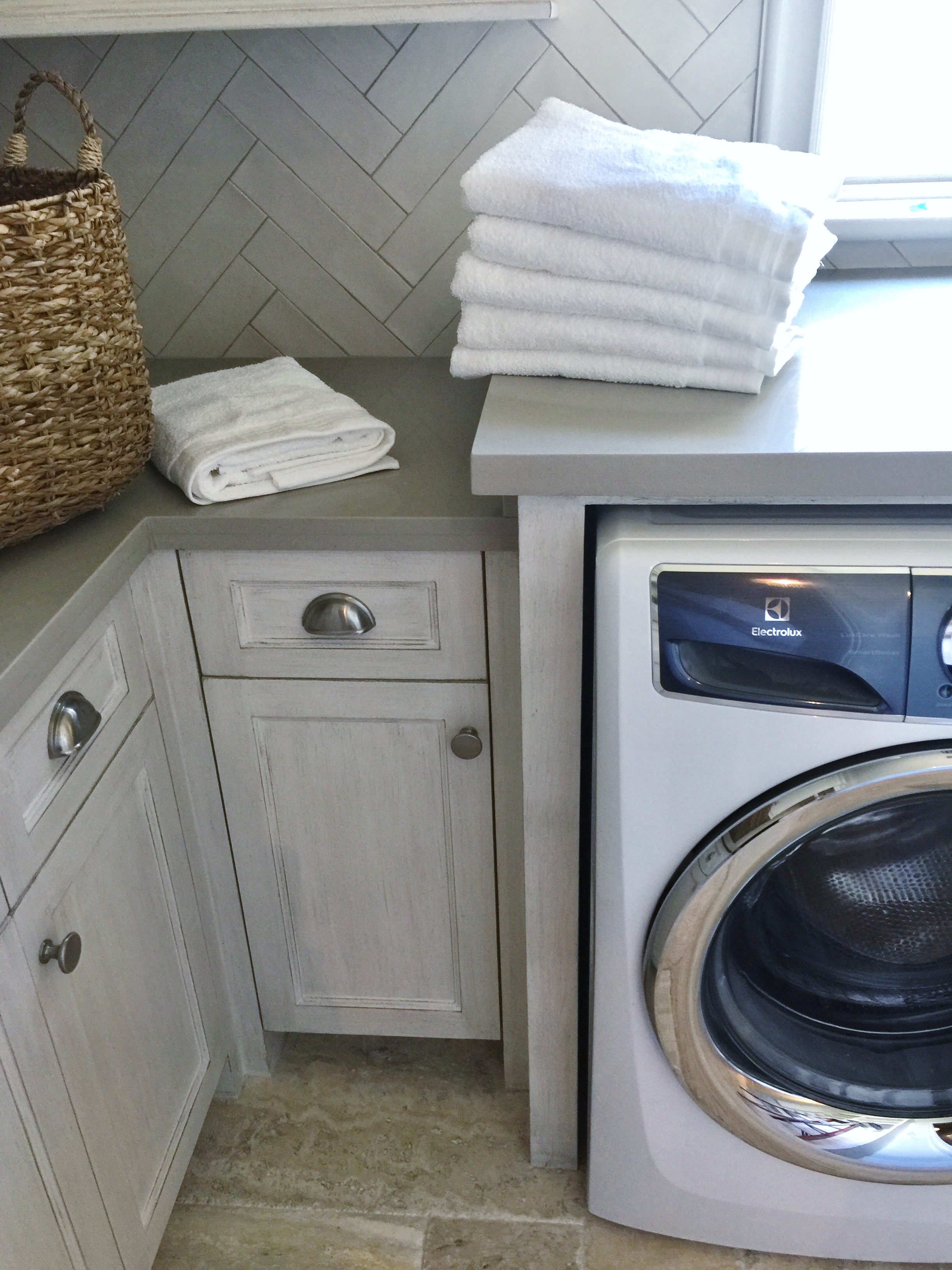 Laundry room designed by Andrea Lagow
