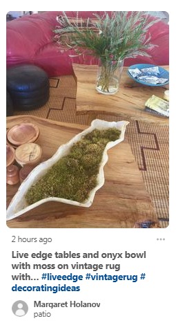 This pin, from the same post, pinned the same day by someone else, does not have the title of my post, but has the description I put into my caption, along with the hashtags. Again, not all the description shows up.