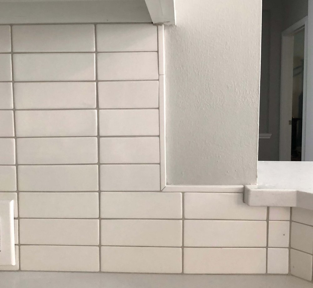 Kitchen Tile Backsplash How To, Floor To Wall Tile Transition