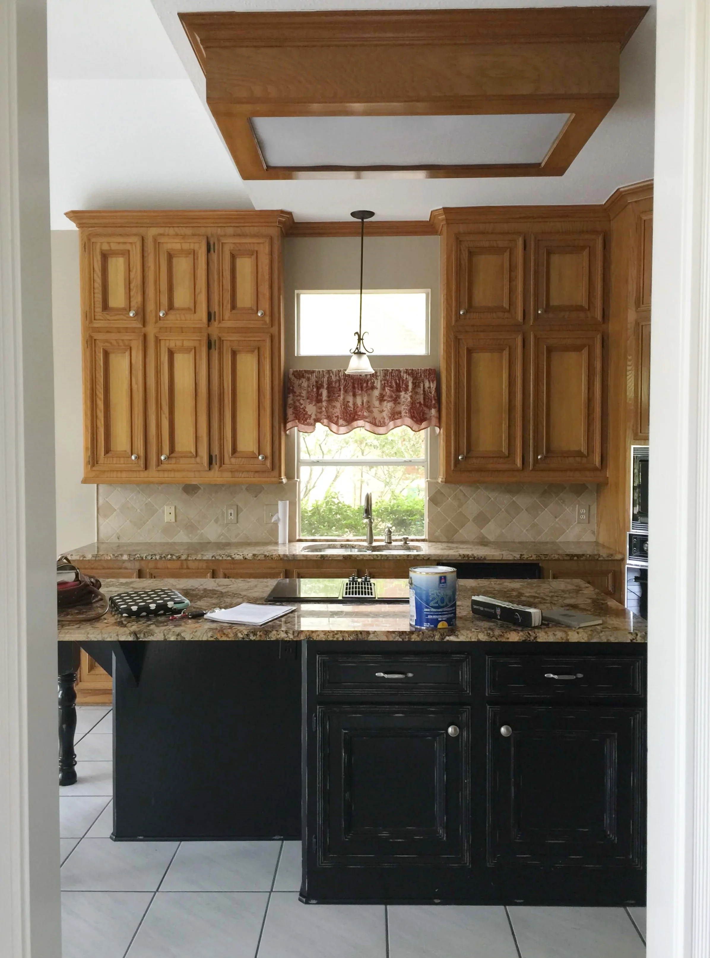 BEFORE AND AFTER A Dated Wood Kitchen Goes All White And Bright