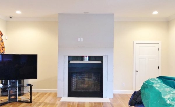 Fireplace Wall Remodel